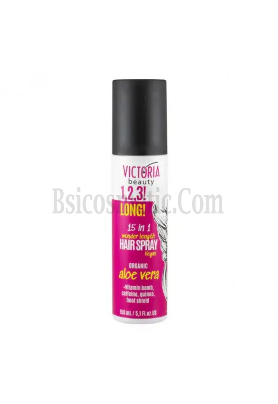 Victoria Beauty  1,2,3! LONG! 15 в 1 спрей за разтеж на косата без отмиване